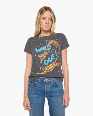 Mother The Boxy Goodie Wild One T-Shirt - Blue