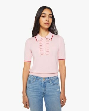 Mother The S/S Ruffle Raquette And Shirt - White