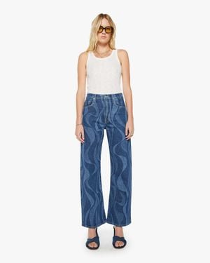 Mother The Lasso Sneak Twist Of Fate Pants - Blue