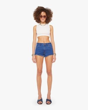 Mother The Hustler Shorts Shorts Fray Side Gig - Blue