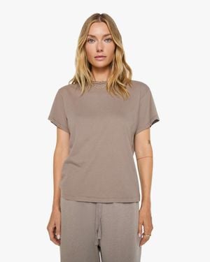 Ghost Forest Surf Club Guardian Boyfriend T-Shirt Magic Mushroom - Brown
