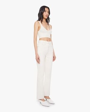 Mother The Scooter Skimp Natural Selection Pants - White