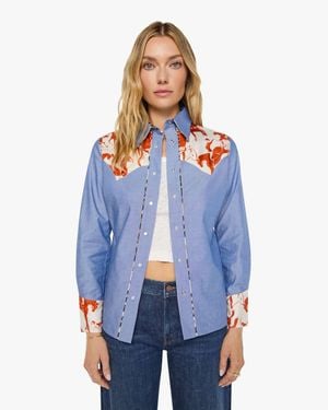 La Prestic Ouiston Western Shirt Chambrary - Blue