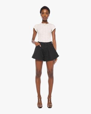 Mother The Flutter Shorts Fray Nighty Night - White