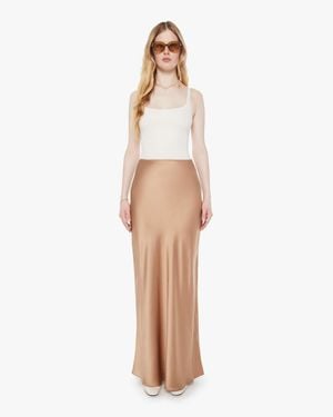 SABLYN Grace Scallop Trim Maxi Skirt - White