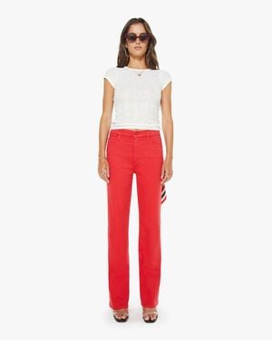 Mother The Kick It Tango Trousers - Red