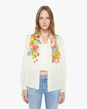 Mother The Gathered Honey Mystical Garden Shirt - White