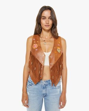Mother The Free Spirit Spread Your Wings Shirt - Blue