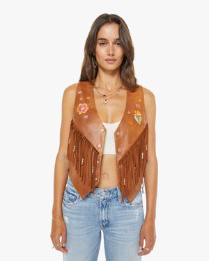 Mother The Free Spirit Spread Your Wings Shirt - Blue