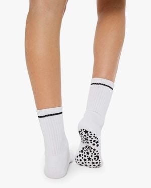 Mother The Mf Pilates Sock - White