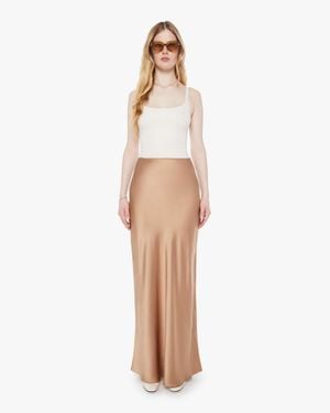 SABLYN Grace Scallop Trim Maxi Skirt - White