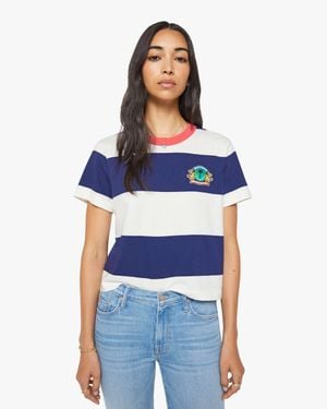 Mother The Boxy Goodie True And Fluff T-Shirt - Blue