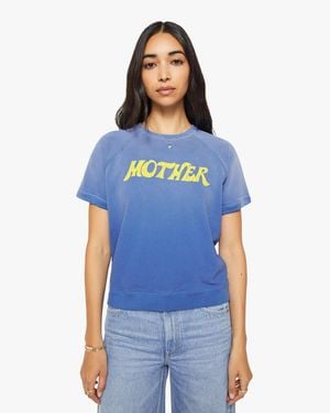 Mother The Short Sleeve Concert Swirl Shirt - Blue