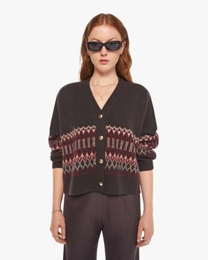 SABLYN Elliot B Cardigan Oak Tree Multi Shirt - Red