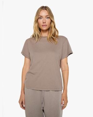 Ghost Forest Surf Club Guardian Boyfriend T-Shirt Magic Mushroom - Brown