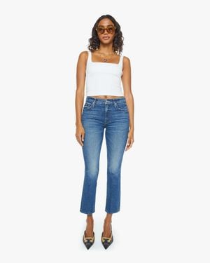 Mother The Insider Ankle Where The Sun Don'T Shine Jeans - Blue