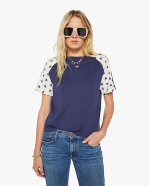 Mother The S/S Concert Racer Patriot T-Shirt - Blue