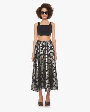 Alix Of Bohemia Roxanne Skirt Gunmetal - White