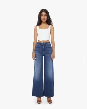 Mother Petites The Lil Hustler Roller Skimp Heirloom Jeans - Blue