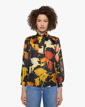 La Prestic Ouiston Francoise Shirt Chevaux De Feu Noir - White