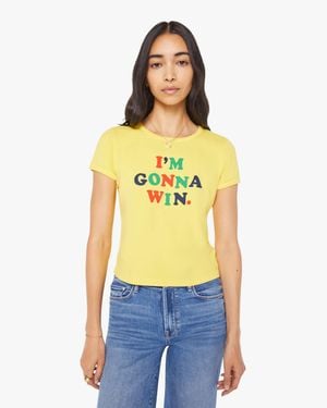 Mother The Itty Bitty Ringer I'M Gonna Win T-Shirt - Yellow