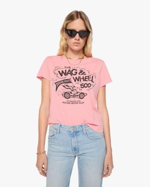 Mother The Lil Goodie Wag And Wheel T-Shirt - Red