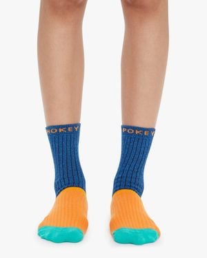Mother The Half-Step Hokey Pokey Socks - Blue