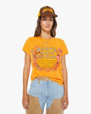 Mother The Sinful Magpie Music T-Shirt - Orange