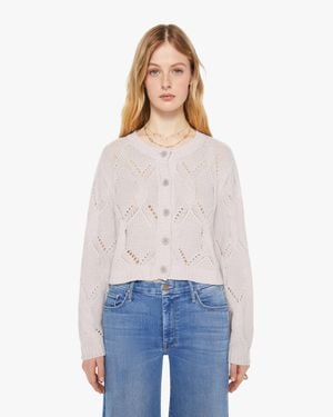SABLYN Emmanuel B Crewneck Cardigan Skye Jumper - White