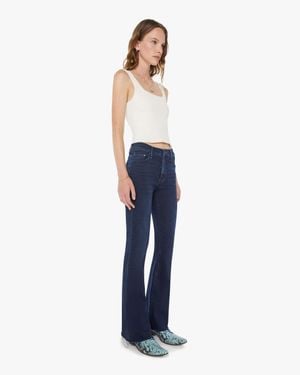 Mother The Weekender Fray Chip On My Shoulder Jeans - Blue