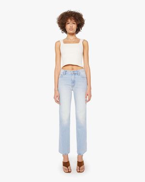 Mother The Kick It Go Long Jeans - Blue