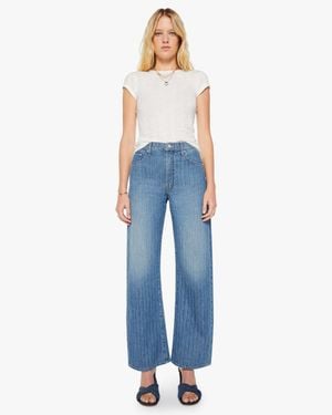 Mother The Lasso Sneak Streamline Jeans - Blue