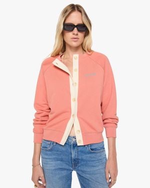 Mother The Boxy Cardigan Speed Queen Shirt - Red