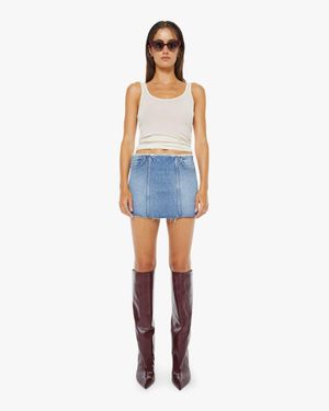 Mother Snacks! The Chip Clip Mini Fray Jell-O Shots Skirt - Blue