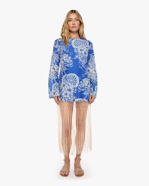 Alix Of Bohemia Narene Dress Royal Spoke - Blue