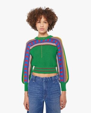 Mother The Streamline Jumper Off The Track - Green