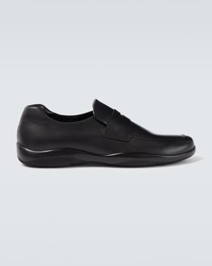 Prada Loafers Toblach Aus Leder - Schwarz