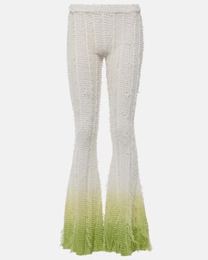 Roberta Einer Angel Flared Trousers - White