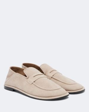 A.Emery Loafers Clarence Aus Veloursleder - Weiß