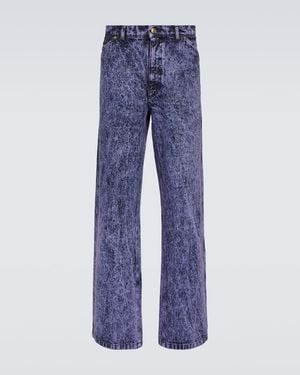 Marni Low-Rise Straight Jeans - Blue