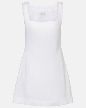 Posse Alice Linen Minidress - White
