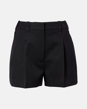 Givenchy Linen Shorts - Black