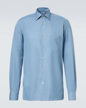 Kiton Cotton Shirt - Blue