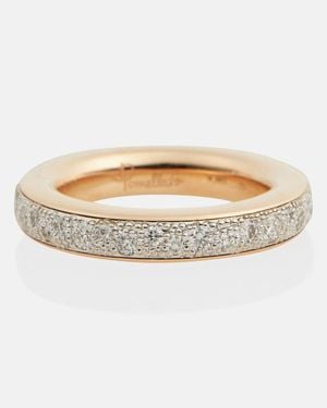 Pomellato Iconica 18kt Gold Ring With Diamonds - White