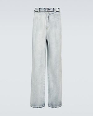 Maison Margiela High-Rise Wide-Leg Jeans - Blue
