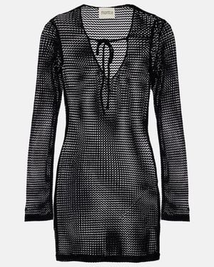 Montce Sophia Crochet Minidress - Black