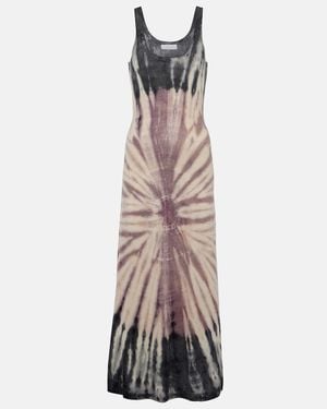 Gabriela Hearst Beca Tie-Dye Cashmere And Silk Maxi Dress - Natural