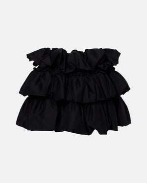 Noir Kei Ninomiya Minirock Aus Baumwolle - Schwarz