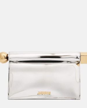 Jacquemus Rond Carre Clutch - Natural