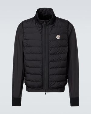 Moncler Verney Down-Paneled Jacket - Black